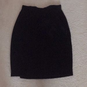 Black Velvet Skirt Stephanie Queller  Size 6